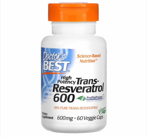 Trans Resveratrol 600mg Doctor Best Importado