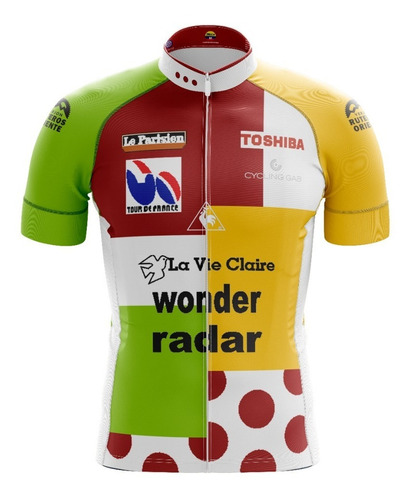 Jersey Ciclismo La Vie Claire - Wonder Radar 1985