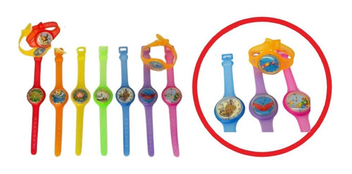 25 Relógio Infantil Brinquedo Sacolinha Lembrancinhas Mimos