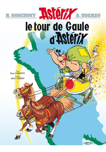 Astérix 05 - Le Tour De Gaule D'astérix, De Goscinny, Uderzo. Editorial Hachette, Tapa Dura, Edición 1 En Francés