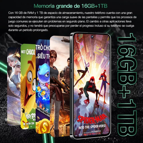 Smartphones Android Pova6 Pro 7.3 Pulgadas, 16 Y 1 Tb