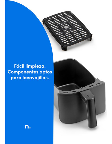 Freidora De Aire Air Fryer Nutribullet Twin Drawer 8 Litros