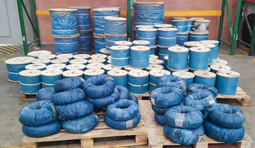 Imagen 4 de 5 de Cable Guaya En Acero Galvanizado 1/8 (3.18mm) Yute 6x7 200mt