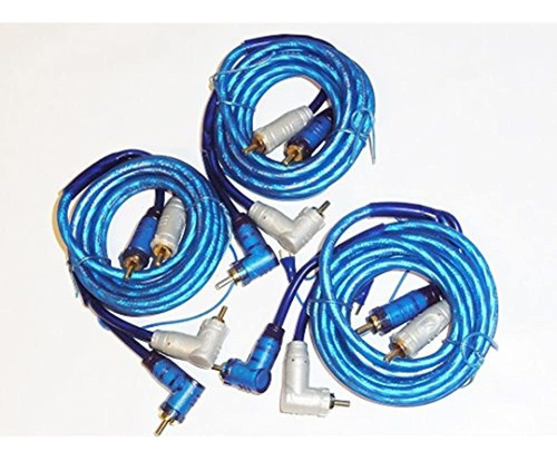 Instalador De 3 Paquetes De Cables De Audio Rca Cables De 6 
