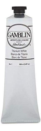 Oleo Gamblin Artist - Blanco Titanio - Tubo De 150 Ml