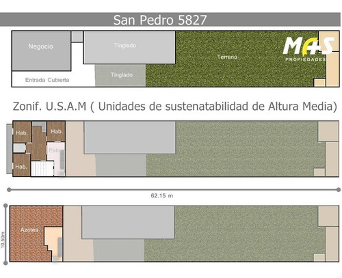 Imagen 8 de 14 de Mataderos Lote En Venta U.s.a.m. 10.50x 60 Local, Galpón Y V