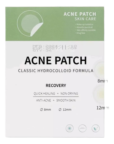 Parches Anti Acne Granos Espinillas 24 Unidades Tipo De Piel 04