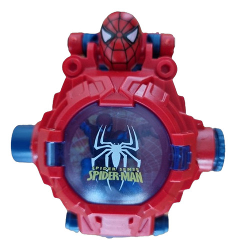 Reloj Spiderman Modelos Proyector, Luminoso Y Giratorio