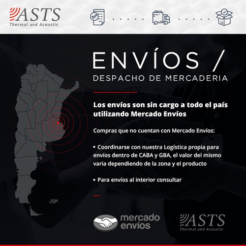 Placa Acústica Panel Sonido Asts Pro A2 Autoextinguible 50mm