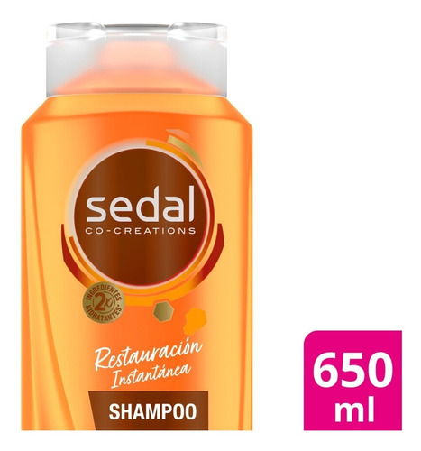 Shampoo Sedal Restauracion Instantanea Hidratacion X 650 Ml