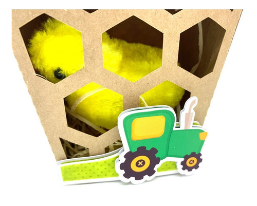 Imagem 2 de 3 de Kit Lembrancinha Pintinho Na Sacolinha - 10 Kits