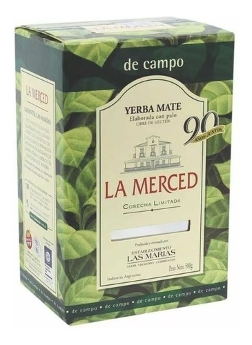 Yerba La Merced Campo 500 Grs X 3 Unidades