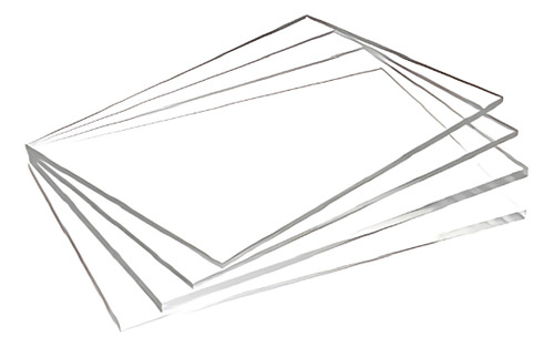 Placa De Acrilico Virgem Cast 40x40 10mm