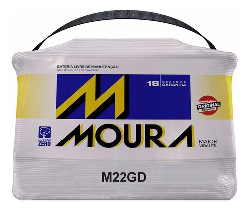 Batería Auto Moura M22gd 12x65 Reforzada P/focus-gol- Corsa