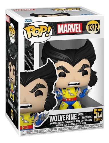 Funko Pop Marvel: 50 Aniversario - Wolverine Con Adamantium