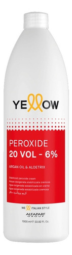 Peróxido ou peróxido de hidrogênio Vol 20 Alfaparf Yellow 1l Tone 9