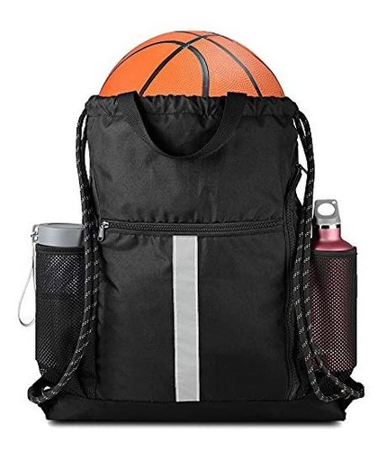 Mochila Deportiva Con Cordón Y Compartimento Para Zapatos