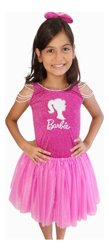 Fantasia Barbie Roupa Bebê Boneca Barbie Vestido Barbie Pink