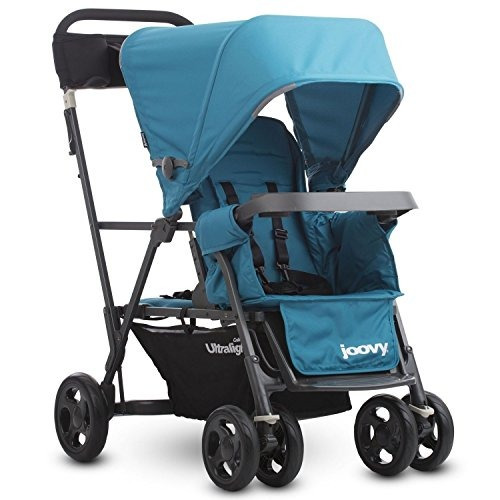 Joovy Caboose Turq Coche Paseador Doble Silla Tandem Liviano