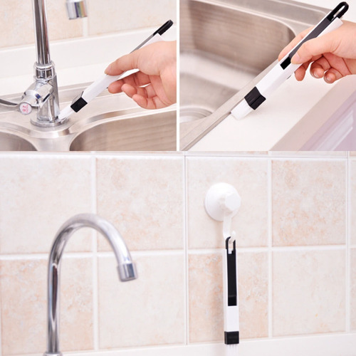 5 Mini Escovas Limpeza Janela Teclado Com Pá De Lixo Casa