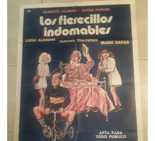 Afiche De Cine Antiguo Original Los Fierecillos Indomables