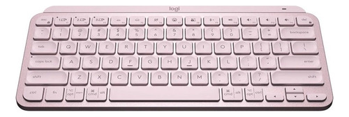 Teclado Logitech Mx Keys Mini Rosa Padrão Us - 920-010507-c