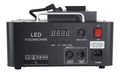 Camara Maquina De Humo Vertical Led Inalambrica Dmx