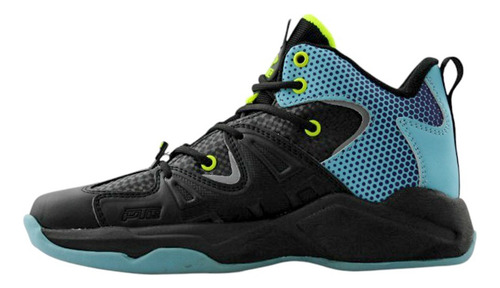Tenis Basketball Hombre Pontiac Axl 6149 Deportivos Negros