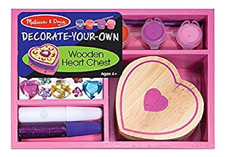 Kit De Manualidades Con Forma De Corazón De Madera Para Deco