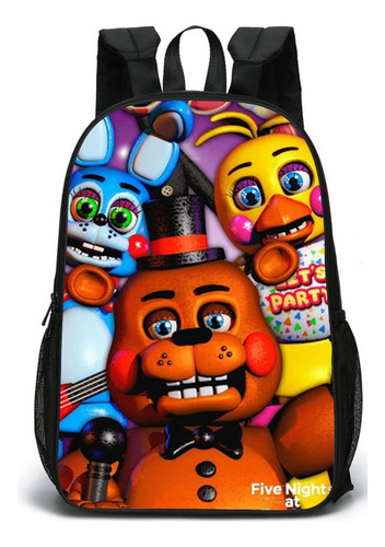 Mochila Escolar De Doble Cara Five Nights At Freddy's