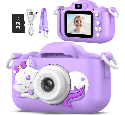 Camara Para Ninos, Juguetes De Regalo Para Ninos Y Ninas, Ca