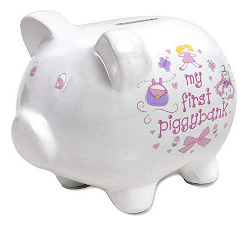 Baby Essentials Baby's First Piggy Banks Para Niños Y Niñas 