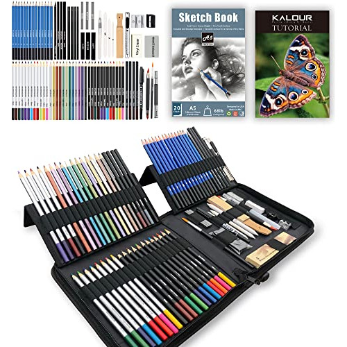 Professional Drawing Kit 83 Piezas Juego De Herramienta...