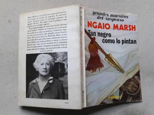 Tan Negro Como Lo Pintan - Ngaio Marsh - Emecé Editores 1983