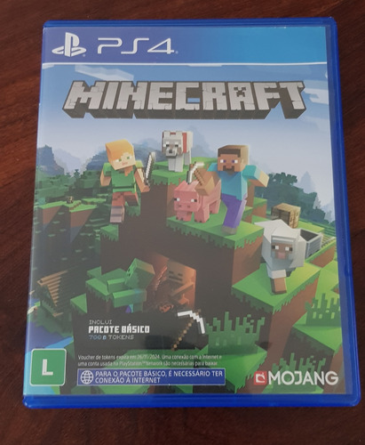 Minecraft Original - Ps4 - Físico