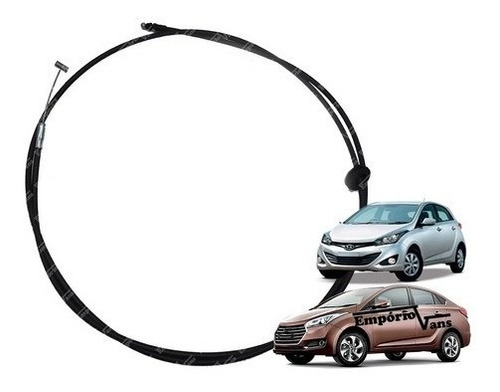 Imagem 1 de 5 de Cabo Abertura Capo Hyundai Hb20 Hb20s 1836mm