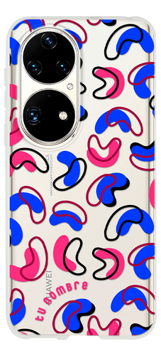 Funda Para Huawei Para Mujer Figuras Abstracto Con Nombre