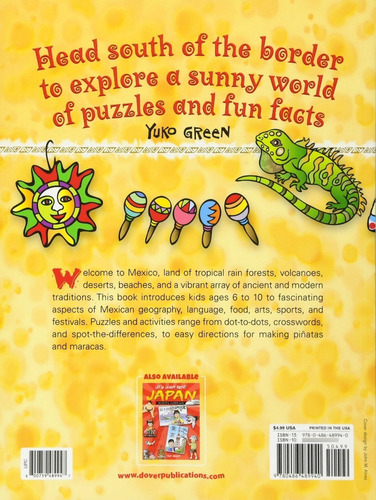 Libro Let's Learn About Mexico: Activity And Coloring Book