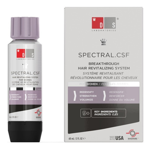 Spectral.csf Tratamiento Revitalizante Con Nanoxidil 5% DS Laboratories Regeneración capilar