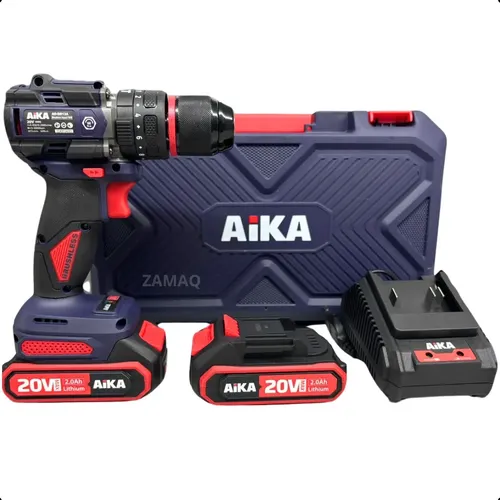 Parafusadeira Furadeira Aika Ad-dr13a - 20v Com 2 Baterias