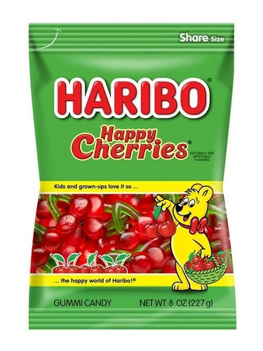 Gomitas Haribo Happy Cherries 227g Americana