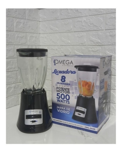 Licuadora De 8 Velocidades Vaso De Vidrio Omega