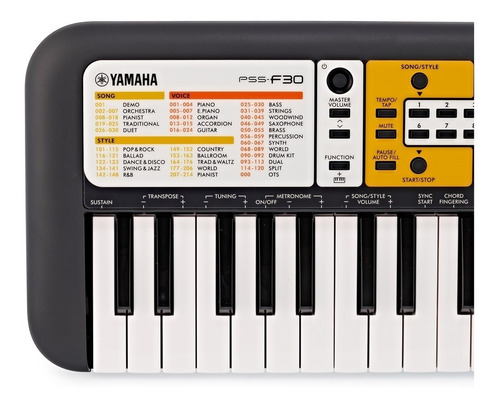 Imagen 3 de 10 de Teclado De 3 Octavas 37 Teclas (envio Gratis) Pss-f30 Yamaha