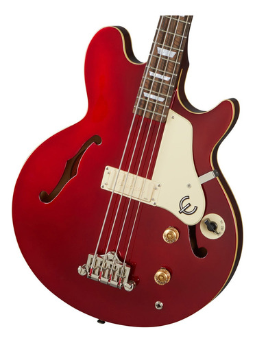 Baixo EpiPhone Jack Casady Sparkling Burgundy