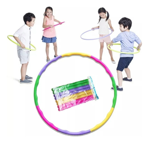 Aro Hula Hula Hop, Armable Para Niños, Deportes Ula Ula