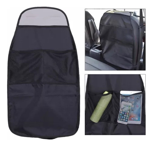 Funda Y Organizador Protector Respaldo Asiento Manchas Niños