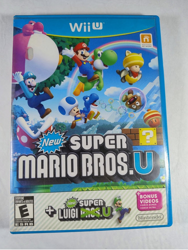 Juego New Super Mario Bros U Nintendo Wii U Usado