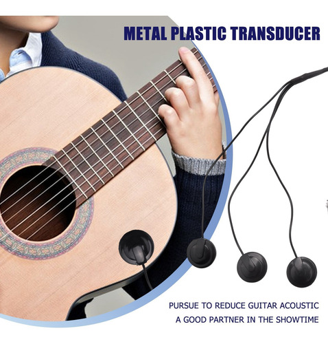 Transductor De Captación Universal Piezo 3 De 6,35 Mm Para A