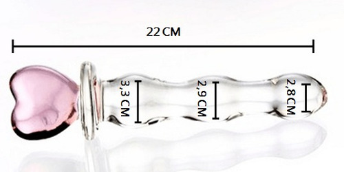 Dildo En Vidrio Para Masturbación Vaginal Y Anal Rohan