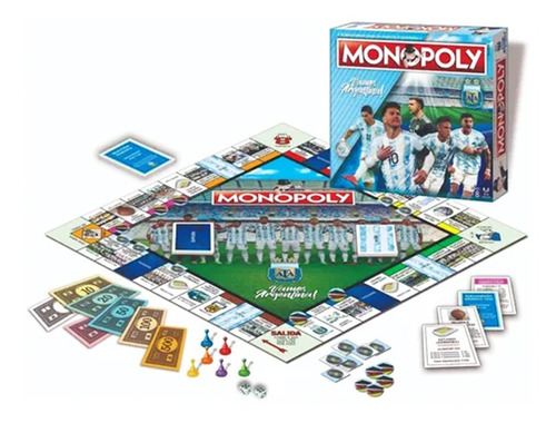 Juego De Mesa Monopoly Selección Argentina Afa Popular 